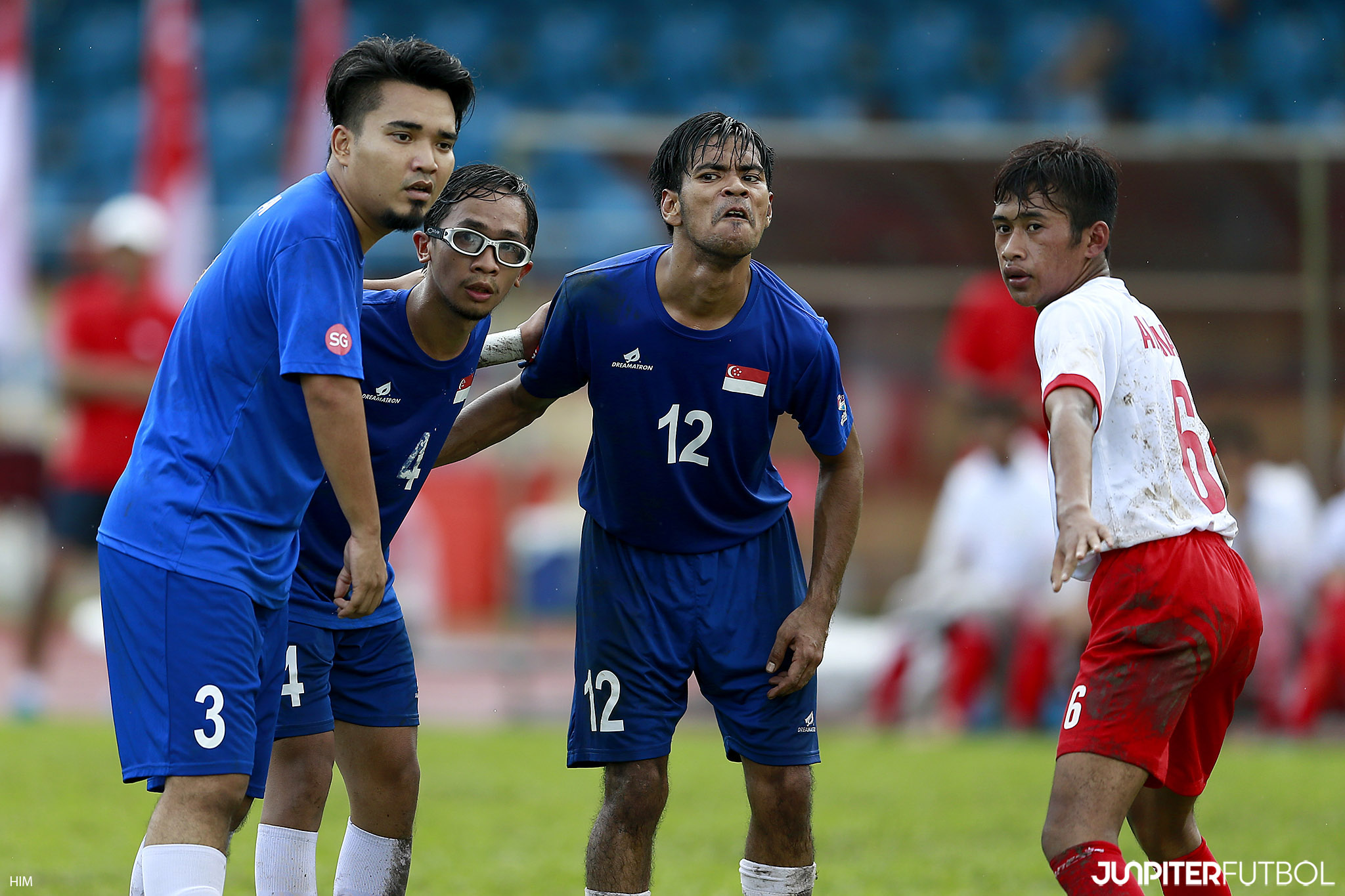 Singapore CP Football Team Puts In Hard Work